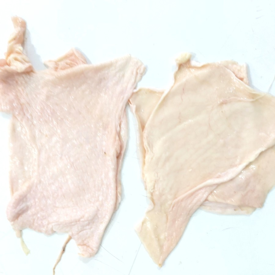 

Kulit Paha Ayam 1kg - 1/2 kg, Plastik PE