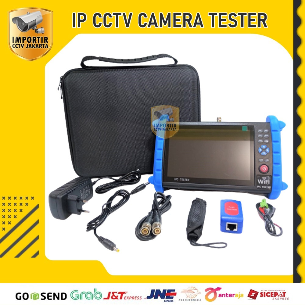 CCTV IPC Tester Layar 7in + Tas Support up to 8mp