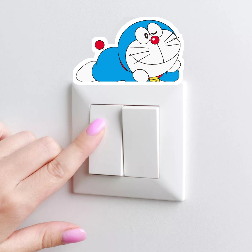 STIKER SAKLAR LAMPU UNIK LUCU SER