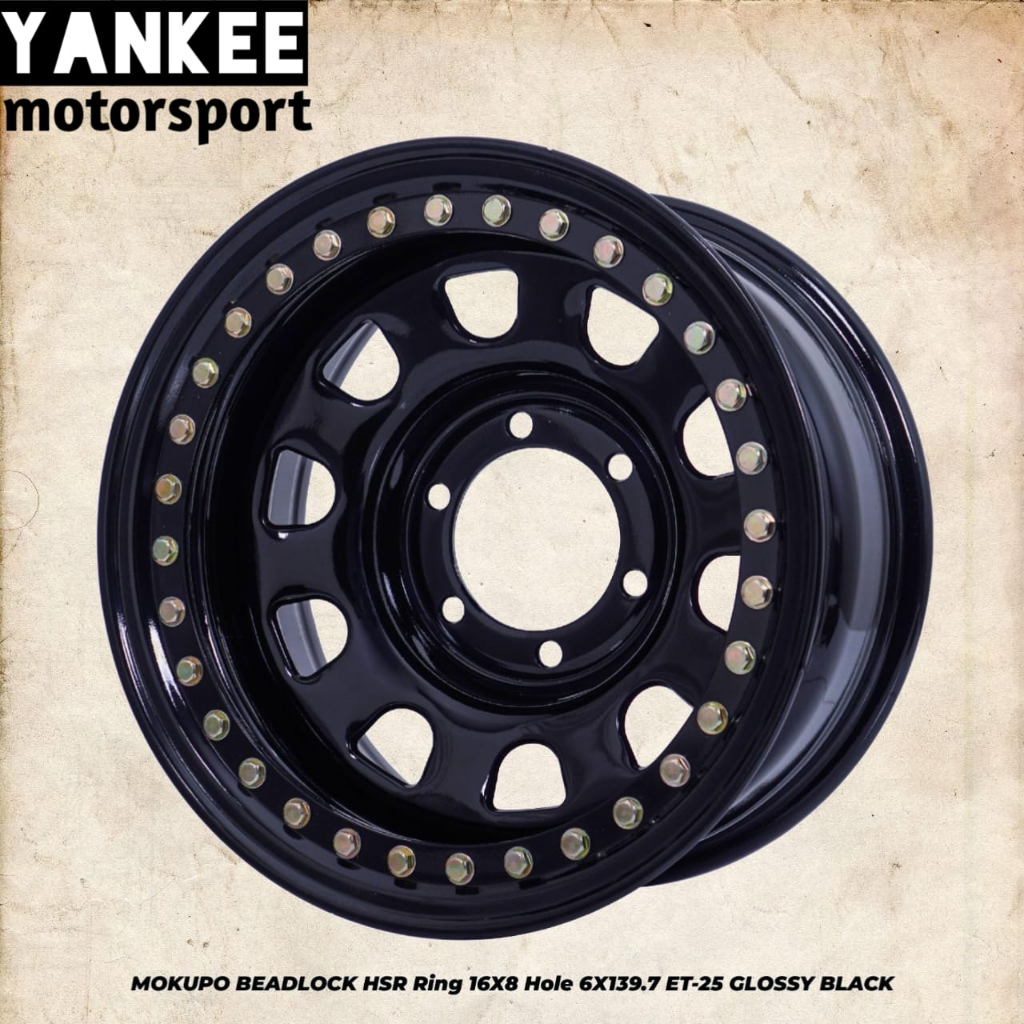 Velg Mobil Ring 16 buat Grand Fortuner, Fortuner, Hardtop, dll HSR BEADLOCK MOKUPO