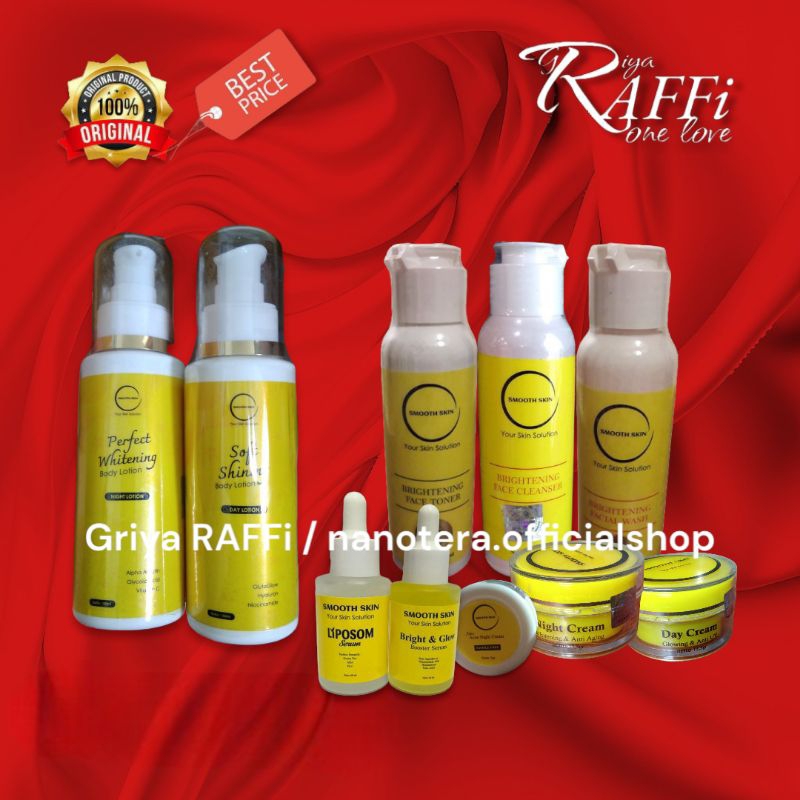 (FREE GIFT) SMOOTHSKIN PAKET CLEANSER / SMOOTHSKIN PAKET TONER / SMOOTHSKIN ECER / BODY LOTION SMOOT