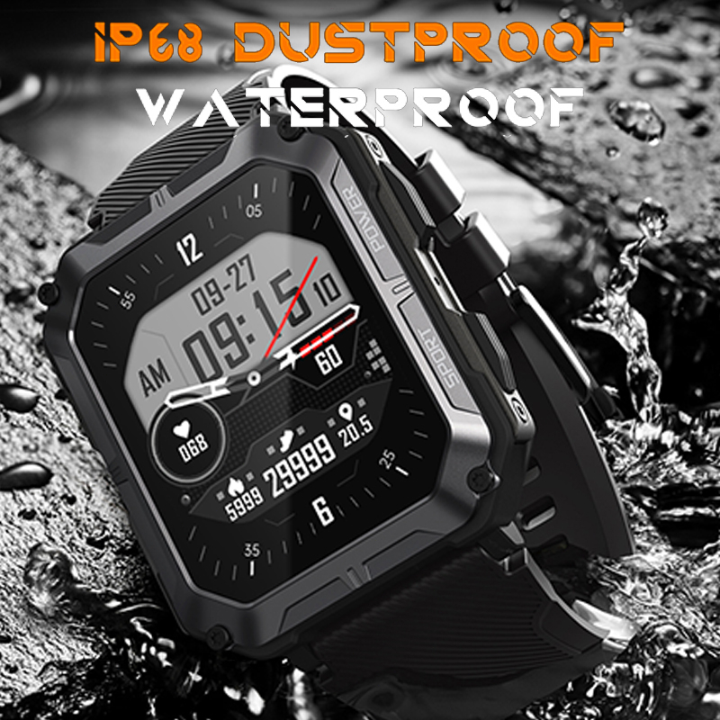 C20 PRO 2023 Newest upgrade Smart Watch Bluetooth call blood pressure detection IP68 waterproof Men swim dive sports Smartwatch