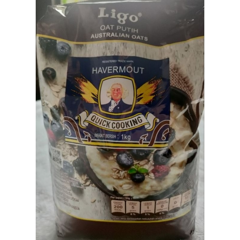 Ligo Havermout White Oats 1000 gr