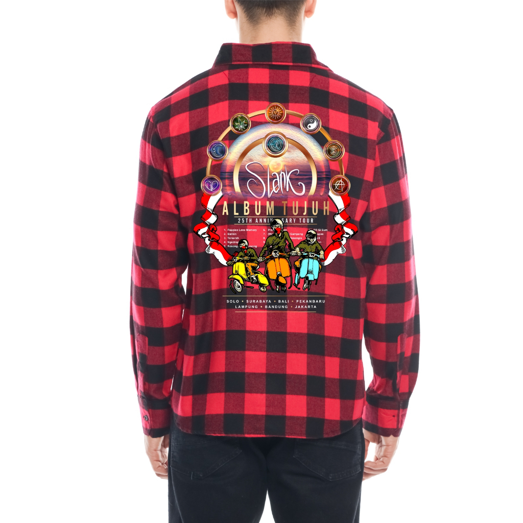 Freedom - kemeja flanel Slank - flanel aniversary 25th Album tujuh