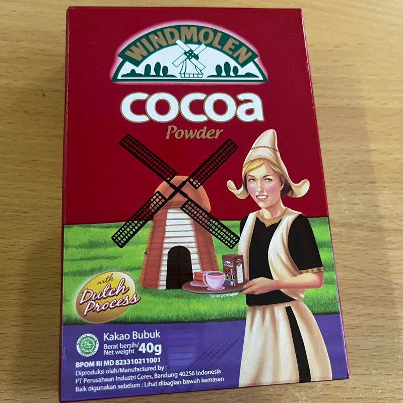 

Windmolen Cocoa powder 40gr Coklat Bubuk Dutch process cacao