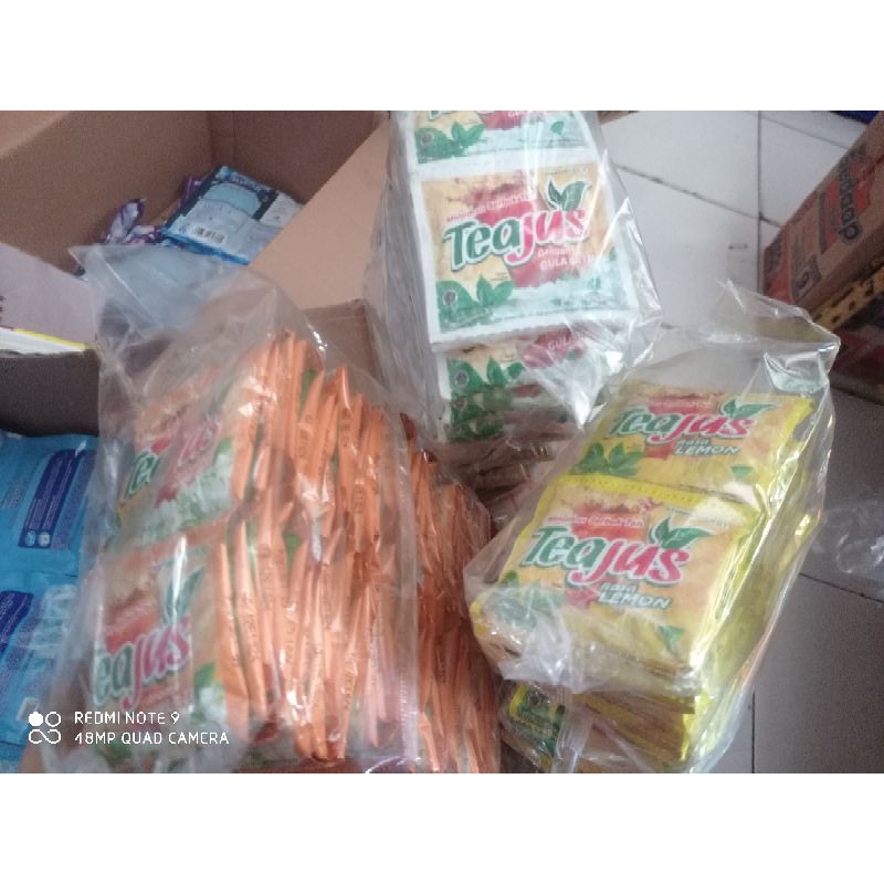 

MINUMAN SERBUK TEH TEAJUS1RENCENG 10PCS