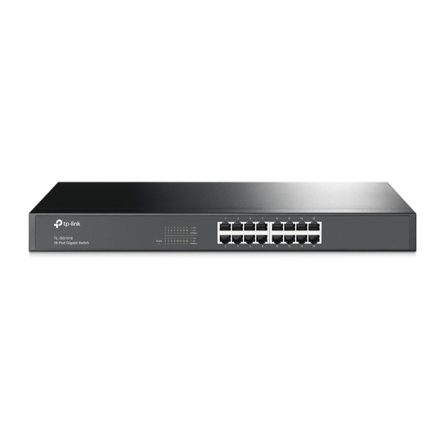 TP-LINK TL-SG1016 16-Port Gigabit Rackmount Switch 19&quot; 16Port TPLINK