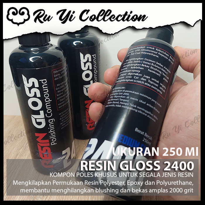 RESIN GLOSS POLISHING COMPOUND KOMPON 250 ml