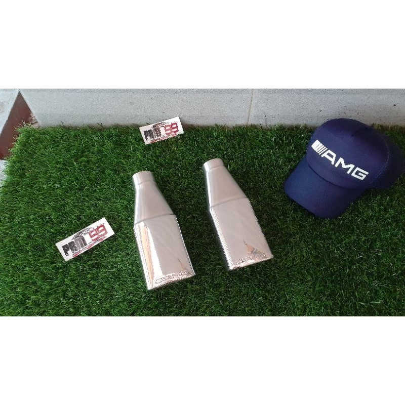 Tailpipe arau TIPS AMG stainles steel for Knalpot Mercedes Benz W202 C36 kualitas premium