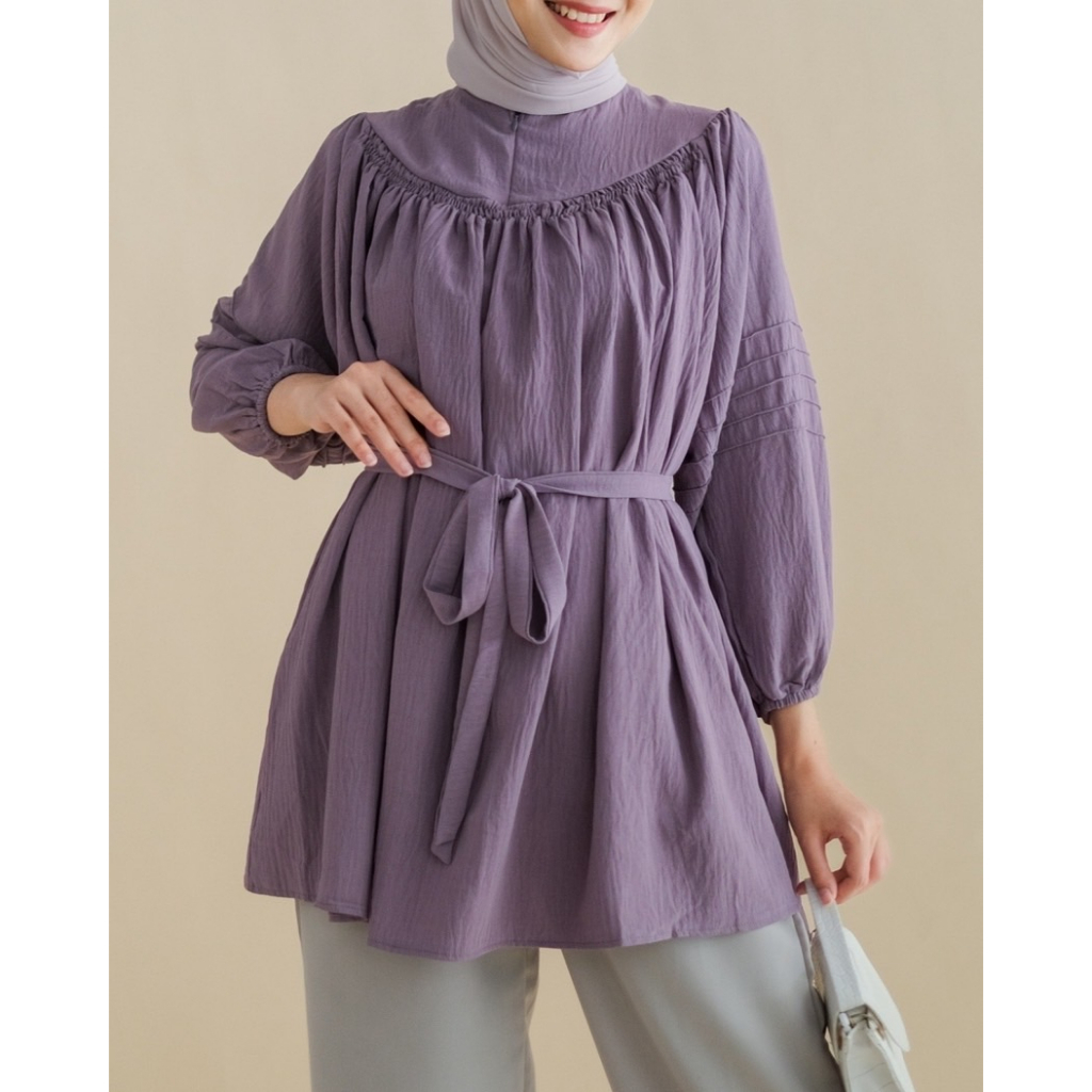 Myrubylicious CATIANA LONGSLEEVE KODE DYT2639 | BLOUSE | BLOUSE WANITA | BLOUSE LENGAN PANJANG | BLOUSE CRINCLE