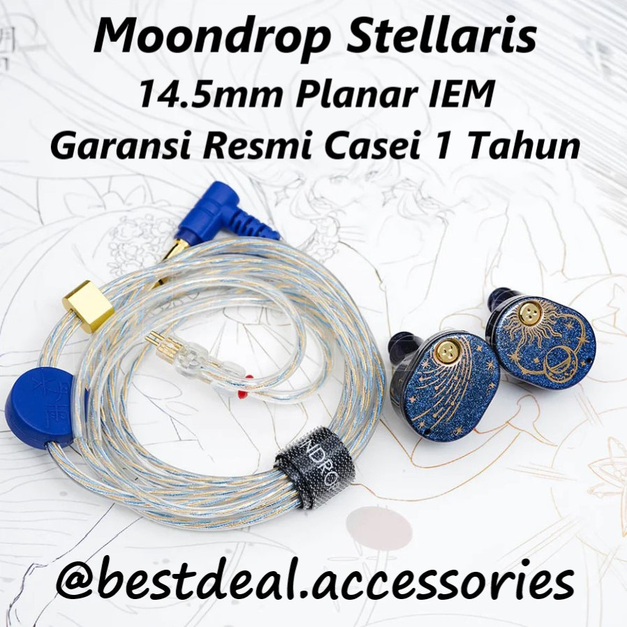 Moondrop Stellaris 14.5MM Planar Magnetic Driver IEM Earphone Stellar