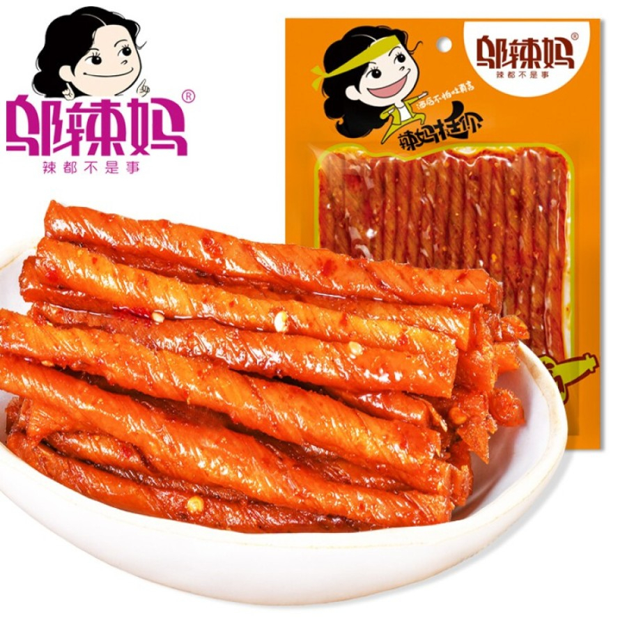 (HALAL) Wulama Latiao Spicy Tofu Snack Cemilan Pedas Cina Original