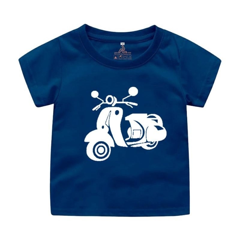 Kaos Anak Vespa Kaos Anak Ideal 2-10 Tahun Kaos Lengan Pendek Anak