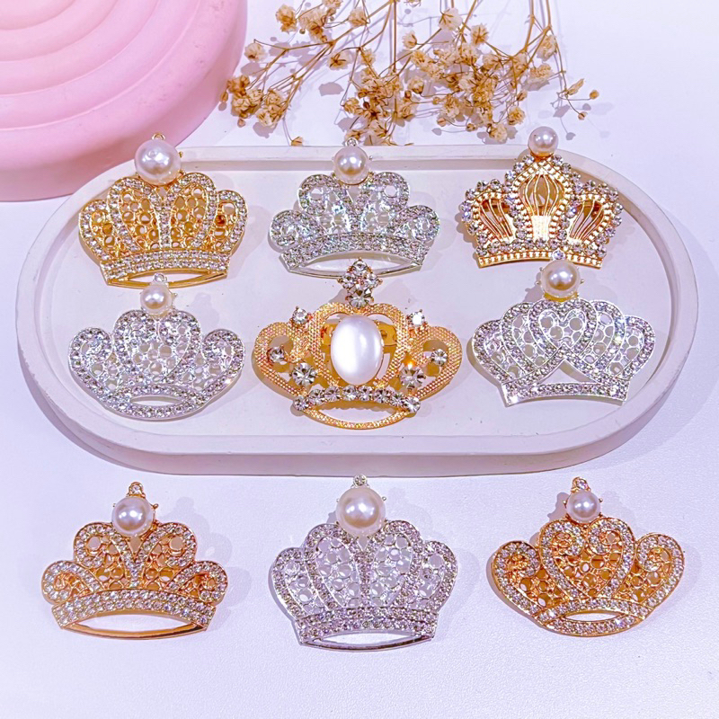 Bros Jilbab Mahkota Mewah Import 5cm | Bros Hijab Crown