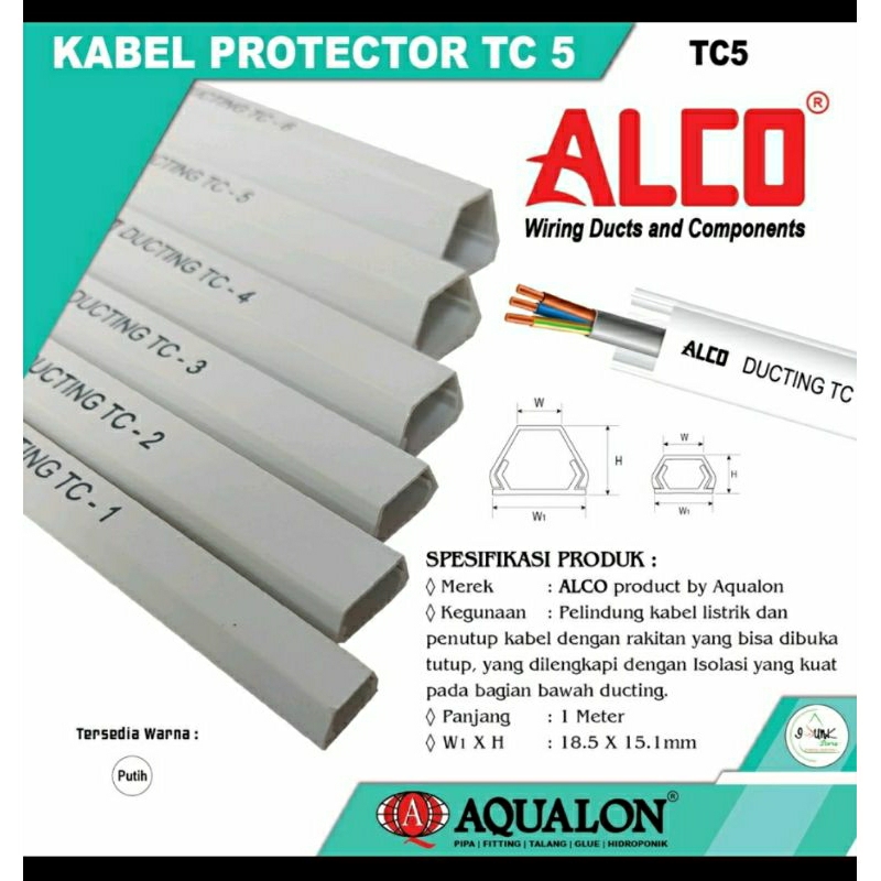 kabel protektor TC5/ protektor cabel TC-5/PENUTUP KABEL-ALCO
