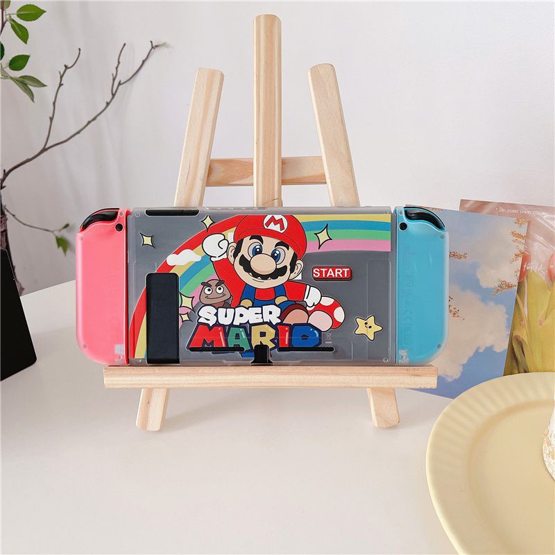 Case Nintendo Switch OLED v2 v1 Casing Super Mario Bros Soft Softcase Silikon