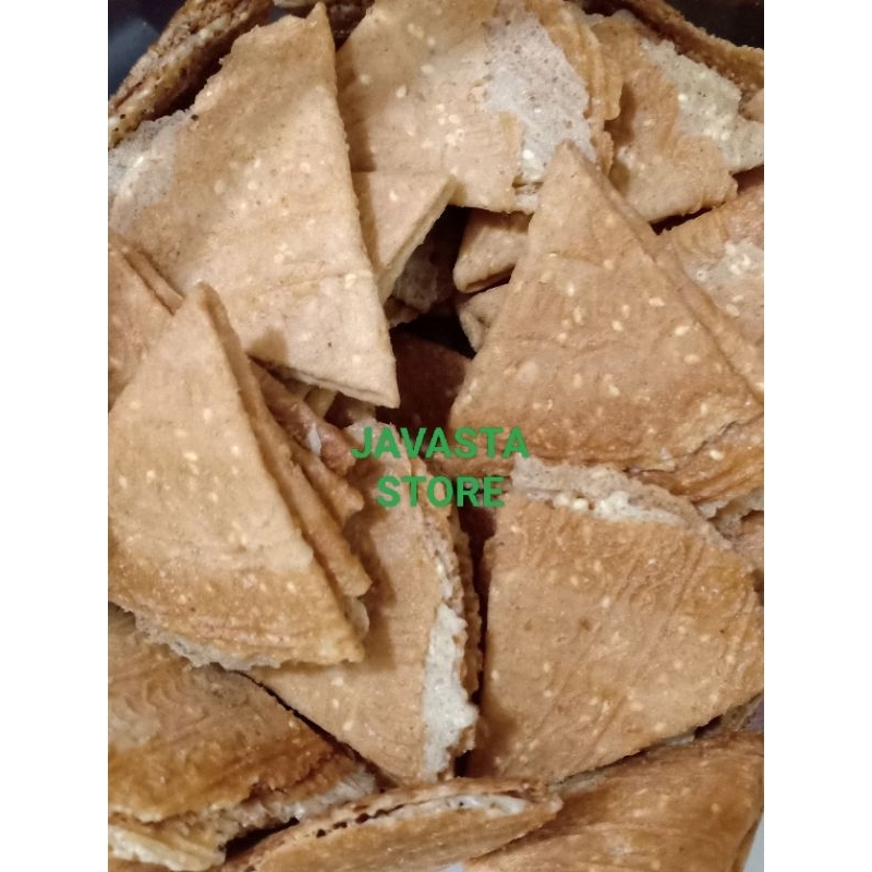 

Kue semprong/semprong kipas/semprong wijen/sesame fan cake/250g