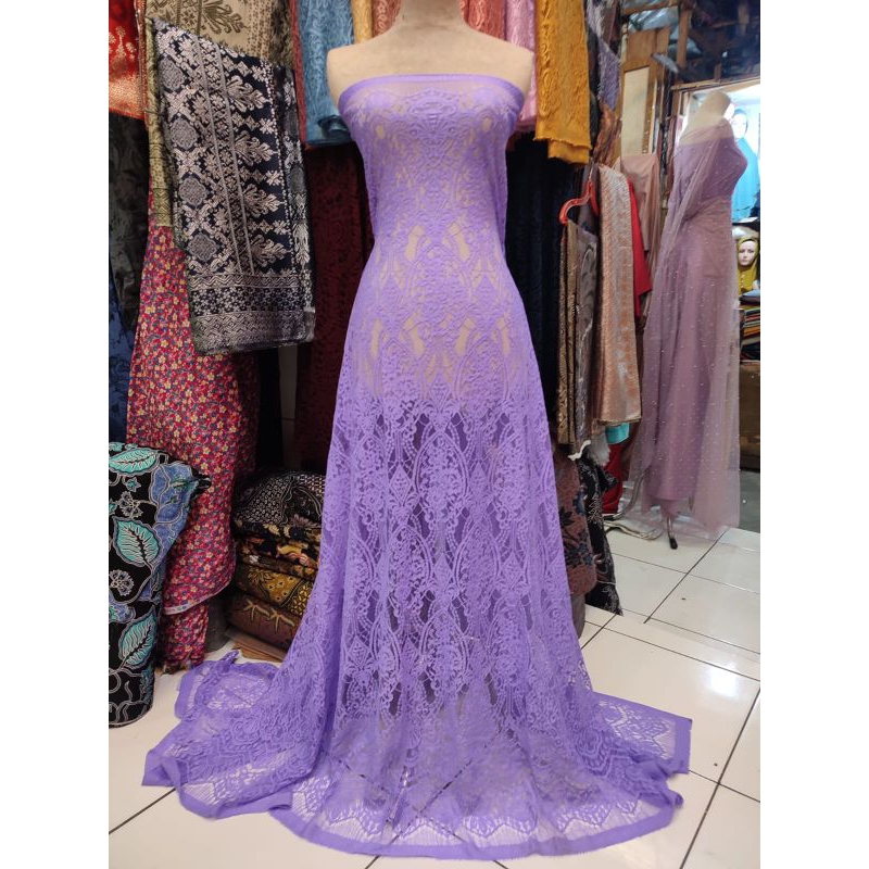 Bakal Kebaya Semi Prancis 2.5m x 1.5m / kebaya medan/kebaya murah