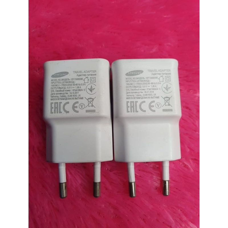 adaptor charger original bawaan hp Samsung 1'55A A6+ J7 plus J7 pro J5 pro j3 pro dll