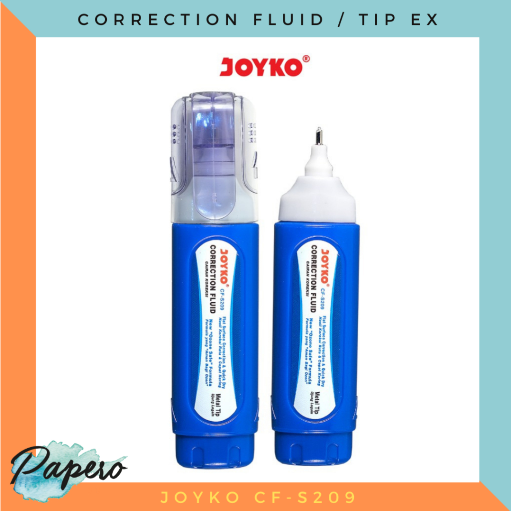 

Correction Fluid / Cairan Koreksi / Penghapus Cair Joyko CF-S209