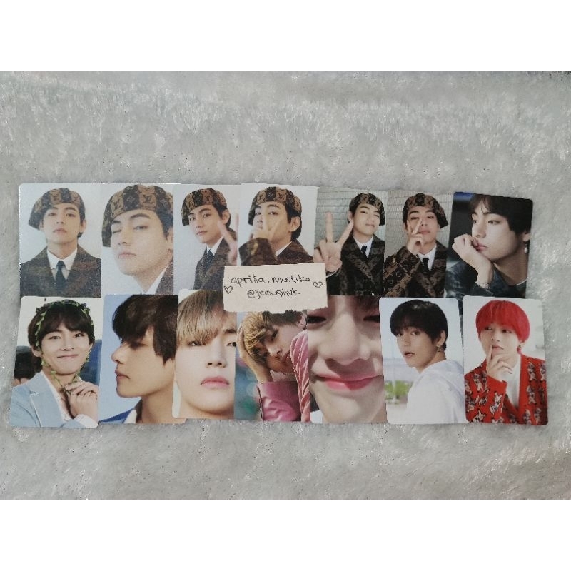 [OFFICIAL] WTS PC Photocard DICON 101 BTS TAEHYUNG V JUNGKOOK NAMJOON RM JHOPE SET