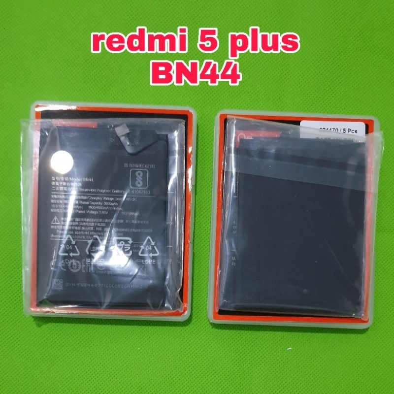 batu batre baterai xiaomi redmi 5 plus bn44 ori 100%