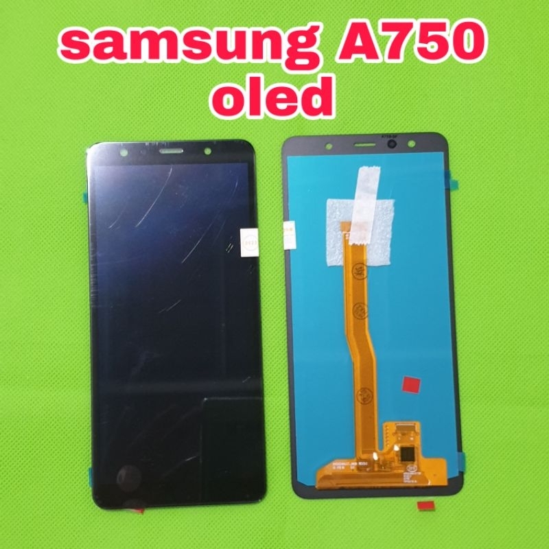 lcd touchscreen samsung a7 2018 a750 oled