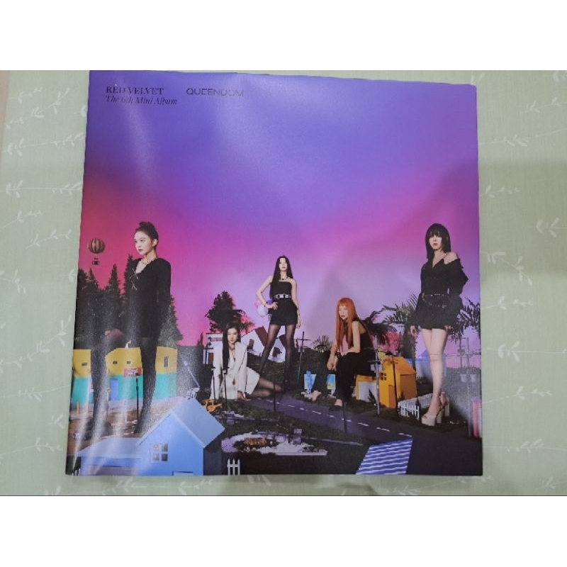 queendom album unsealed photocard wendy postcard irene yeri