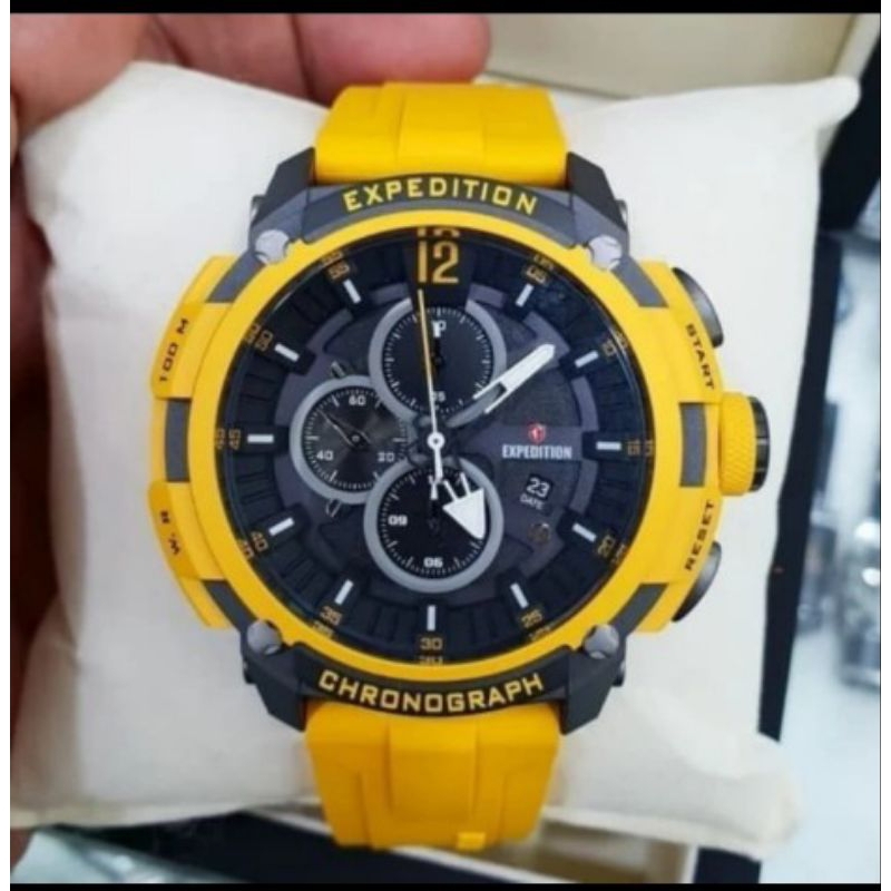 Jam Tangan Pria Expedition Original E 6781 - Yellow