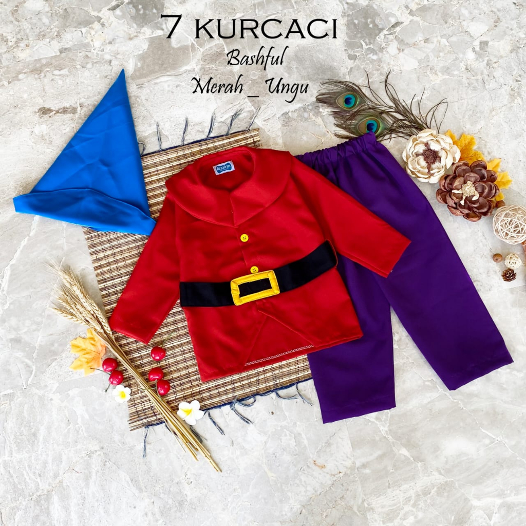 Kostum Kurcaci Kostum Anak Laki-laki Kostum dongeng kostum anak perempuan Kostum Terbaru