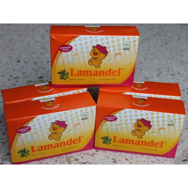 

Lamandel Herbal Bubuk Untuk Atasi Amandel Batuk Tenggorokan isi 12 sachet