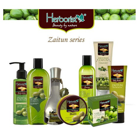 ARJUNA Herborist Zaitun Series - Minyak zaitun - Body Lotion - Facial Foam - Lulur Tradisonal