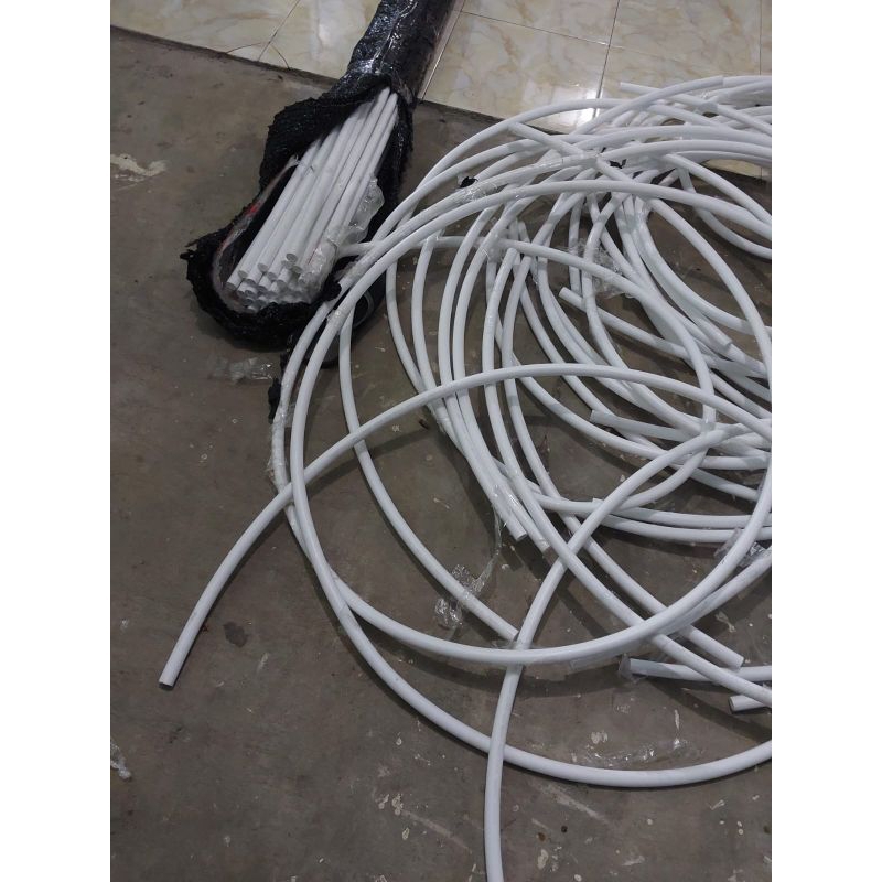 Pipa elastis bahan standing lampu dekorasi.Cup Lampu dekorasi.Pipa kap lampu TERMURAH