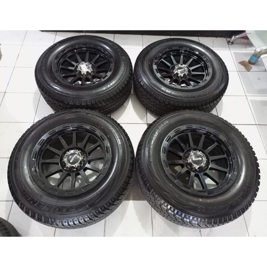 VELG MOBIL DPR R17X9 PCD 6X139 YOKOHAMA 265 65 R17 PAJERO FORTUNER HILUX STRADA TRITON RANGER EVERES