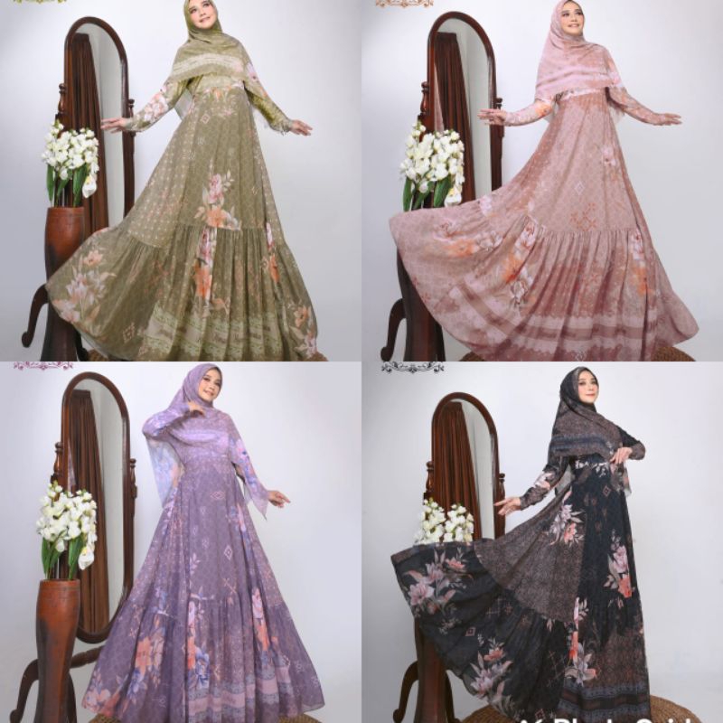gamis syari new humaira lateeva series premium original cod