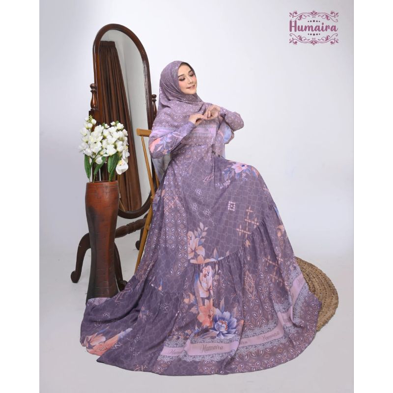 gamis syari new humaira lateeva series premium original cod