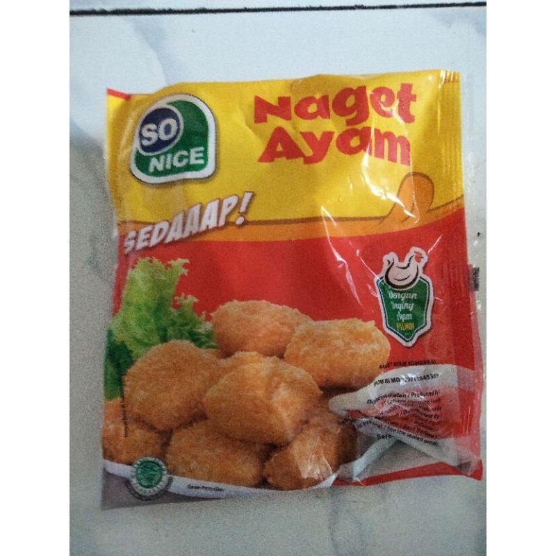 

Nuget Ayam So Nice 250gram