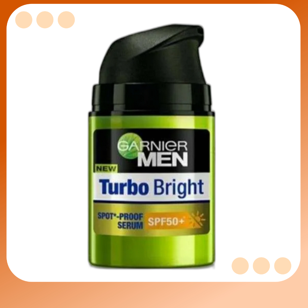 GARNIER MEN ACNO FIGHT ACNE FIGHTING BRIGTENING SERUM 40ml / GARNIER MEN TURBO BRIGHT SPOTLESS SERUM