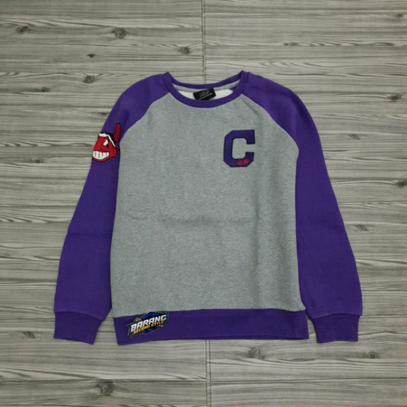 crewneck mlb cleveland indians