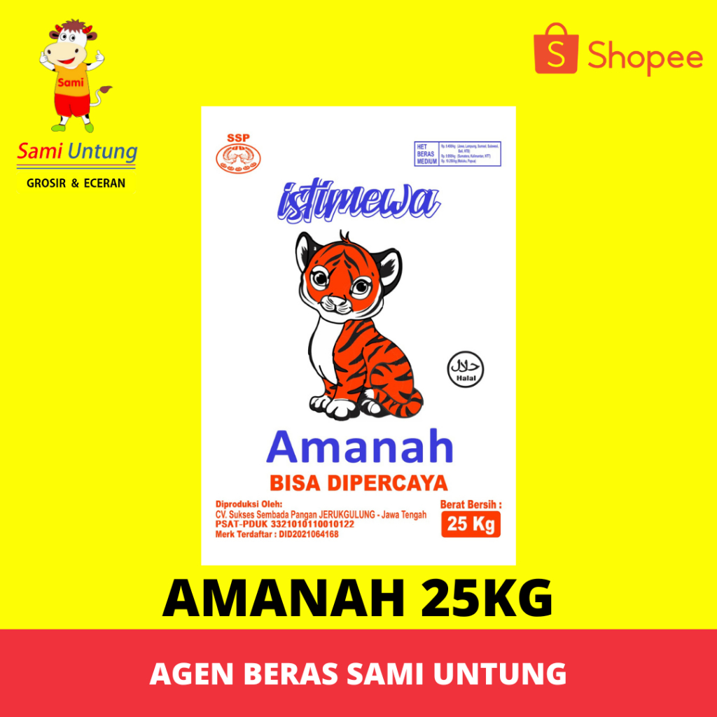 

BERAS AMANAH 25KG