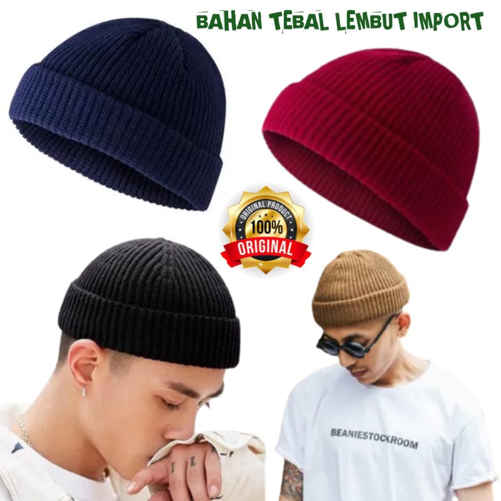 KUPLUK BEANI HAT RAJUT TEBAL IMPORT PRIA WANITA DEWASA UNISEX DISTRO TERMURAH HIGH QUALITY MODEL TER