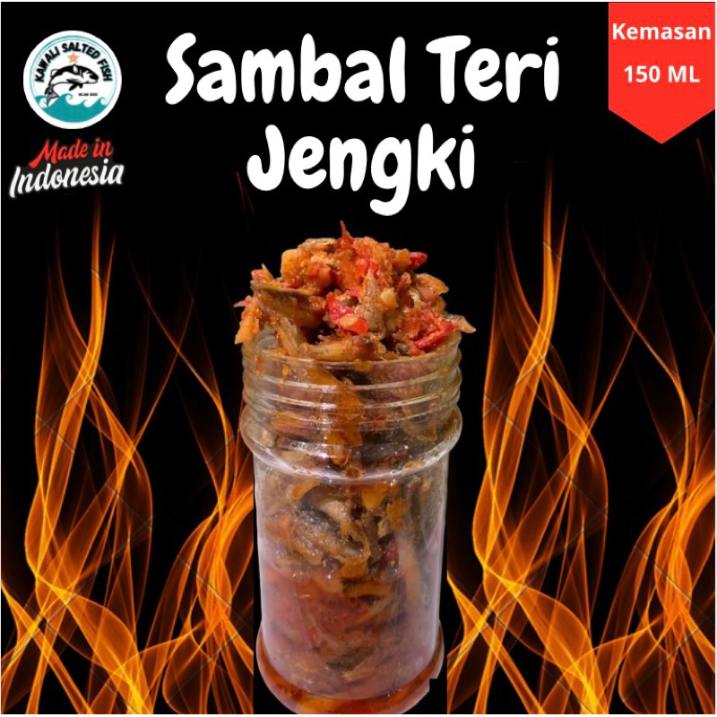 

Sambal Teri Jengki Kemasan 150ml homemade