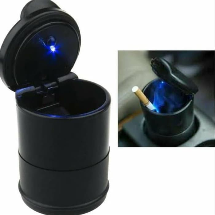 ASBAK MOBIL LED - Tempat abu rokok - Asbak Mobil LED Portable Car
