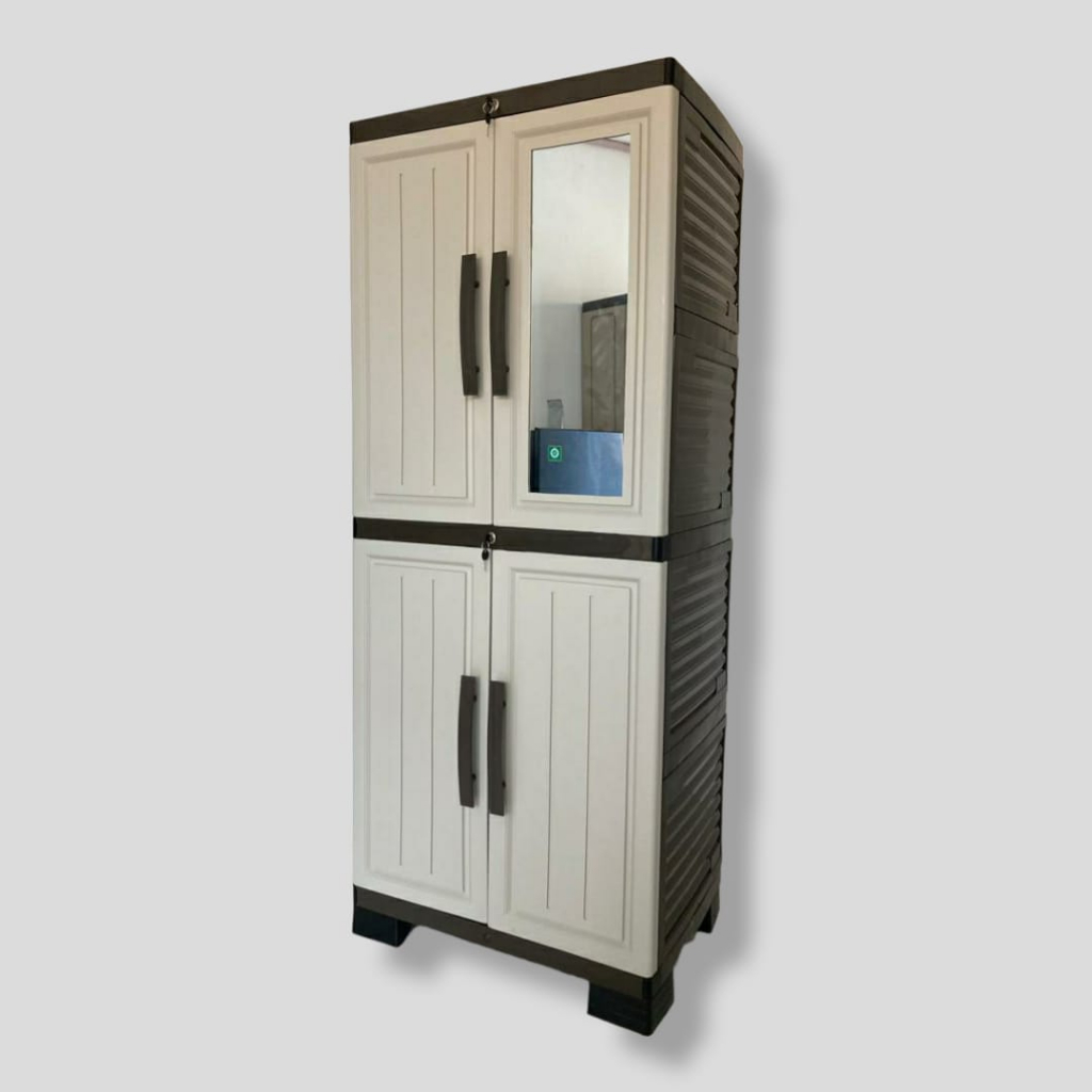 SINCANA KAYU GRAND - Lemari Plastik GANTUNGAN /  FULL RAK