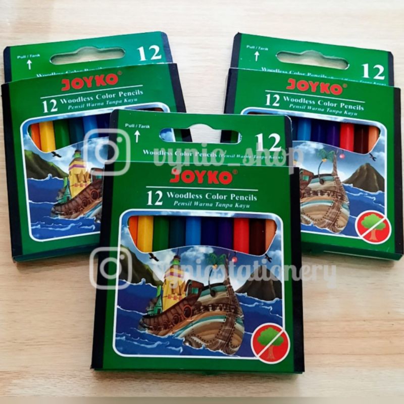 

Color Pencil pensil warna Joyko CP-107 12 warna