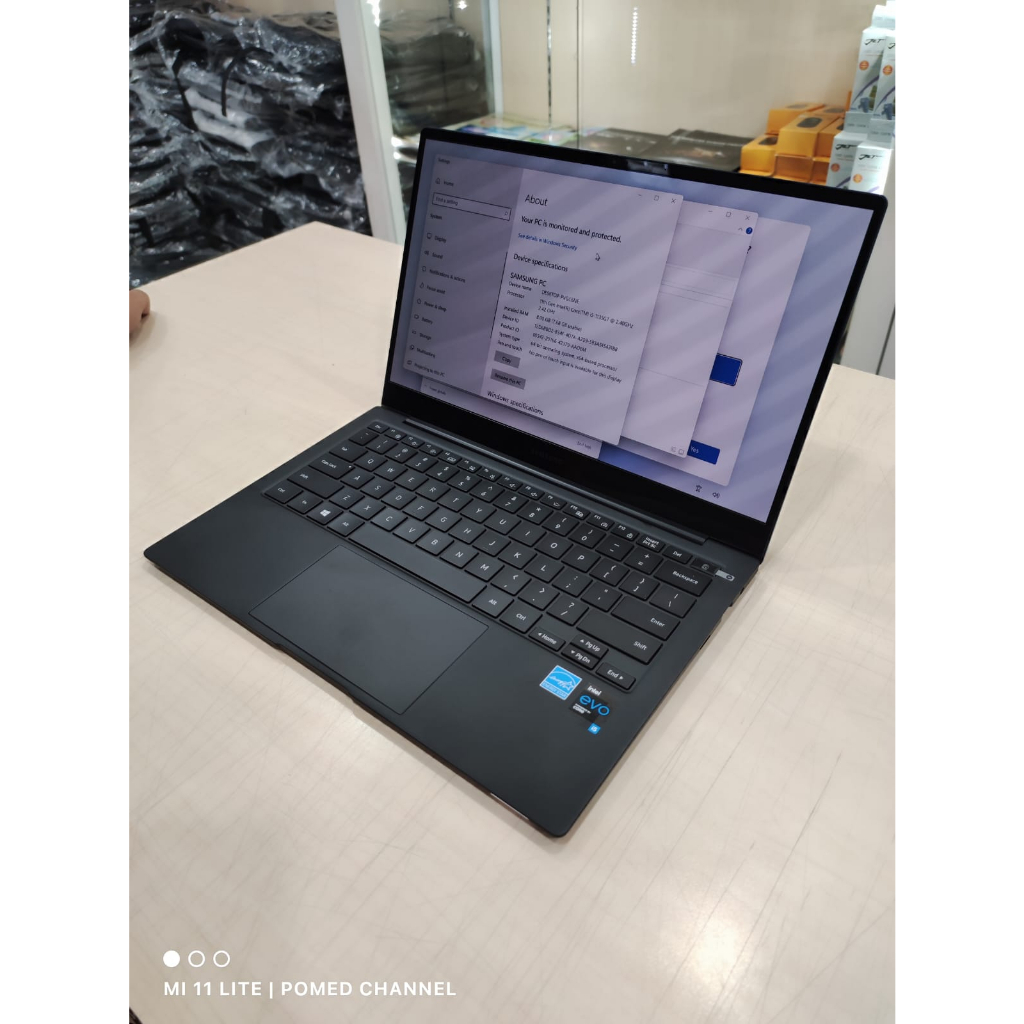 LAPTOP AMOLED SAMSUNG GALAXY BOOK PRO 13 INTEL EVO I5 1135G7 8GB 256GB IRIS XE 13.3&quot; FHD BACKLIT FINGERPRINT WIN11HOME BLUE