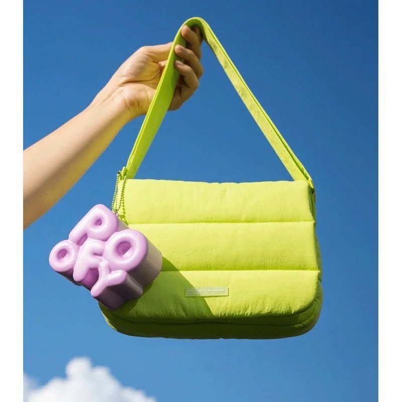 (READY STOCK) SALE The Poofy Bag Beyond The Vines Warna Lime
