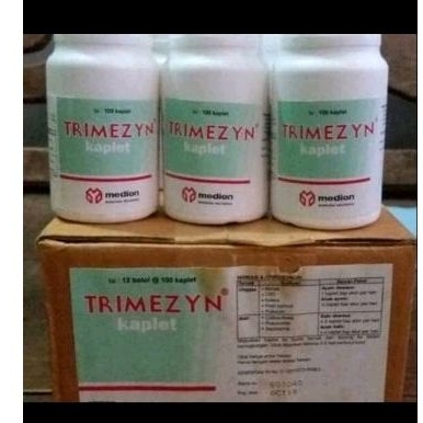 TRIMEZYN 100 BUTIR OBAT PILEK NGOROK MENCRET AYAM.BEBEK MERPATI