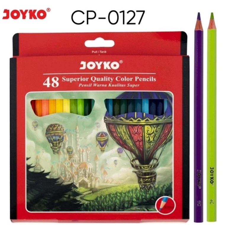 Pensil Warna Joyko Panjang 48 Warna