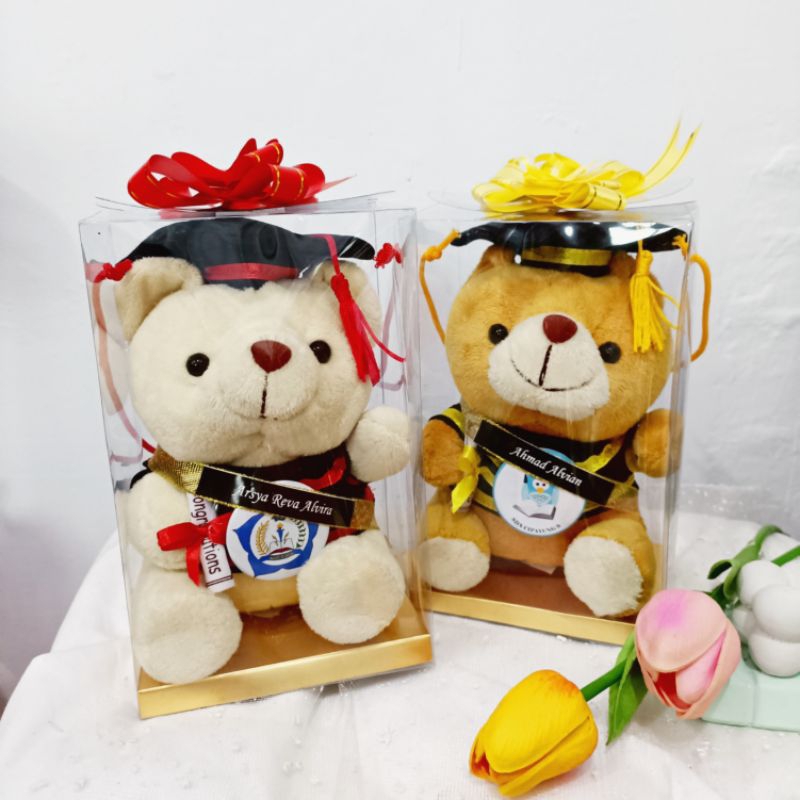 BONEKA WISUDA PREMIUM LEONY GEMOY LUCU